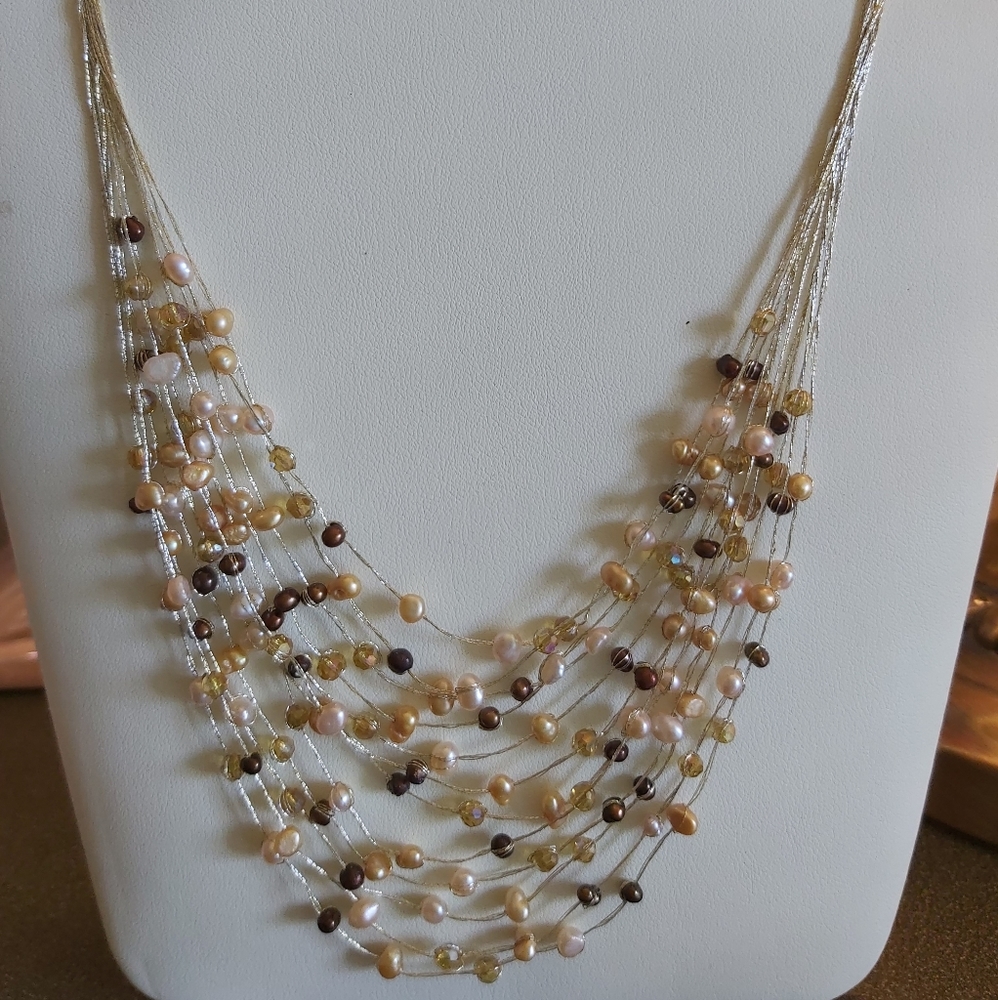 Multi Layer Pearl Necklace